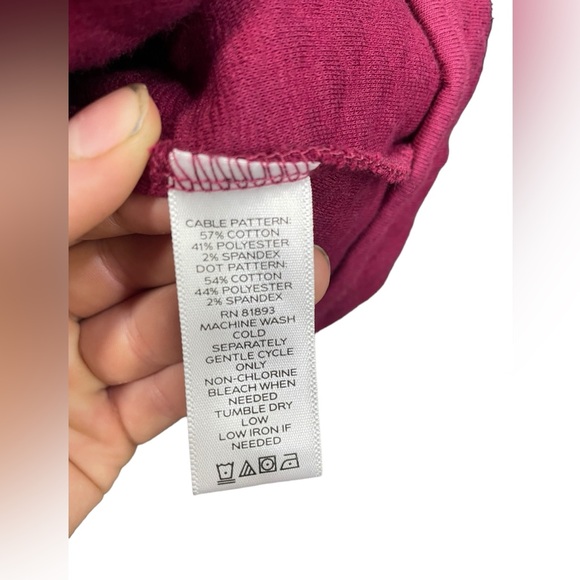 Isaac Mizrahi Wine Quilted‎ Zipper Front Jacket - Picture 5 of 5